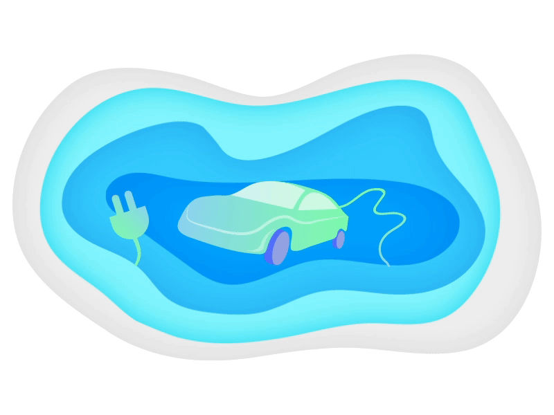 Electric Car animation car electric electric car engie illustration loop