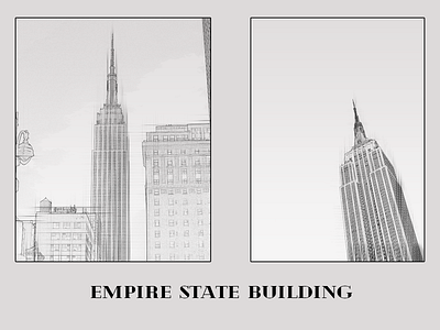 Empire State Building sketches black and white building empire empire state building sketch state