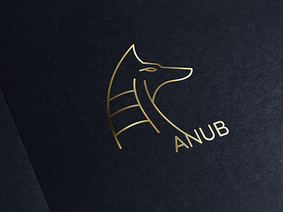 Anub Logo ancient anubis branding classy design golden icon identity lettering logo luxury pharaoh tourism tours travel type typography ui