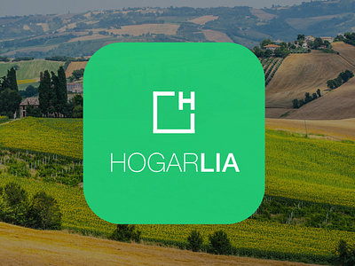 Hogarlia App Icon advertising app branding daily design dribble facebook illustration logo mobile sketch ui ux design