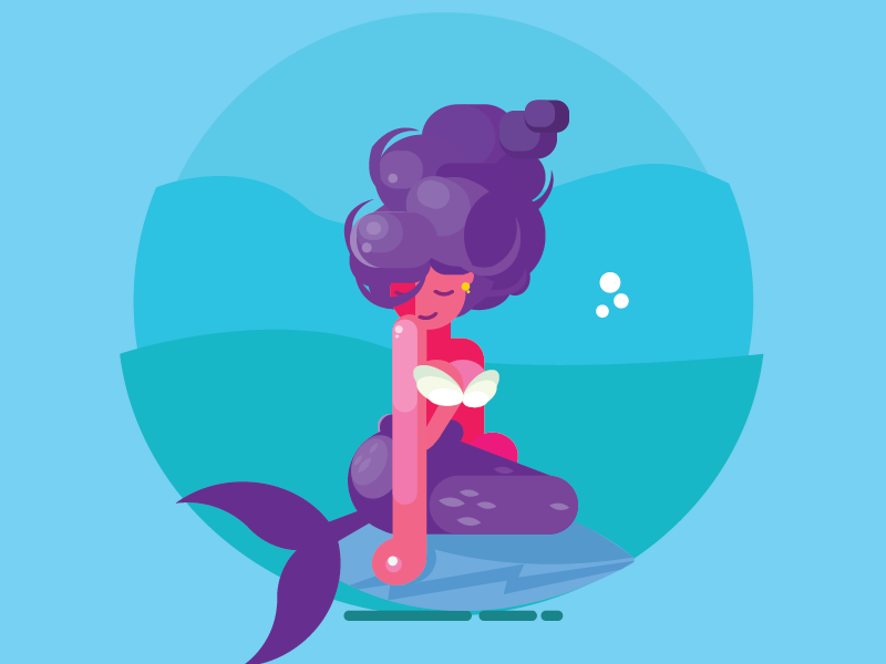 Mermaid by Murad on Dribbble