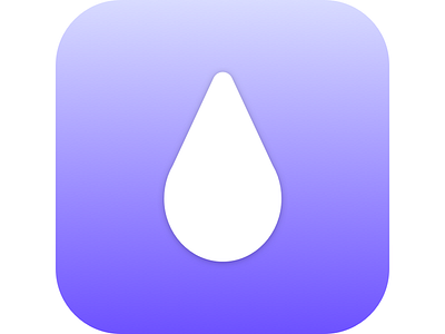 Waterdrop App Icon app drop icon water