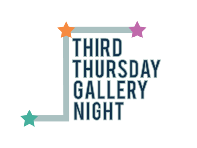 Third Thursday Galleries Event LOGO 2015 artgalleries brandidentity communityworks eventidentity