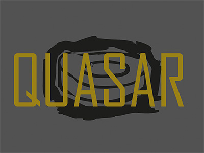 Quasar black challenge daily design gold illustration illustrator line logo quasar sketch