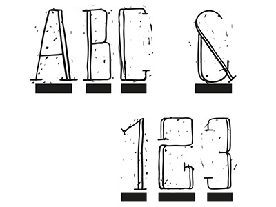 ABC123 abc123 black challenge daily design illustration illustrator line logo sketch