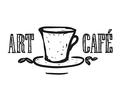 Art Café art black café challenge daily design illustration illustrator line logo sketch