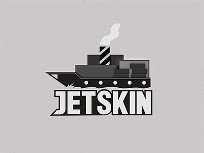 Jetskin black boat challenge daily design illustration illustrator line logo sketch