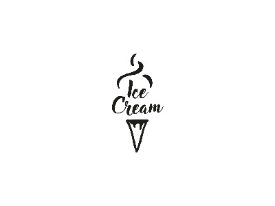 Ice Cream black challenge cream daily design ice illustration illustrator line logo sketch
