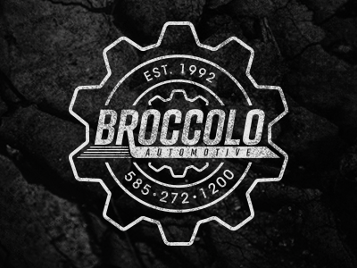 Broccolo Automotive Logo branding design icon logo type typography vector
