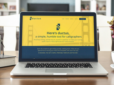 Ductus - A simple tool for calligraphers