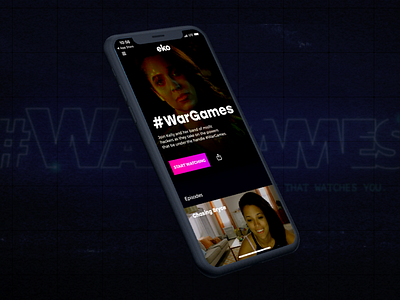 #Wargames app branding identity ios iphonex logo