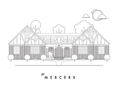 The Mercers black house line mercer white