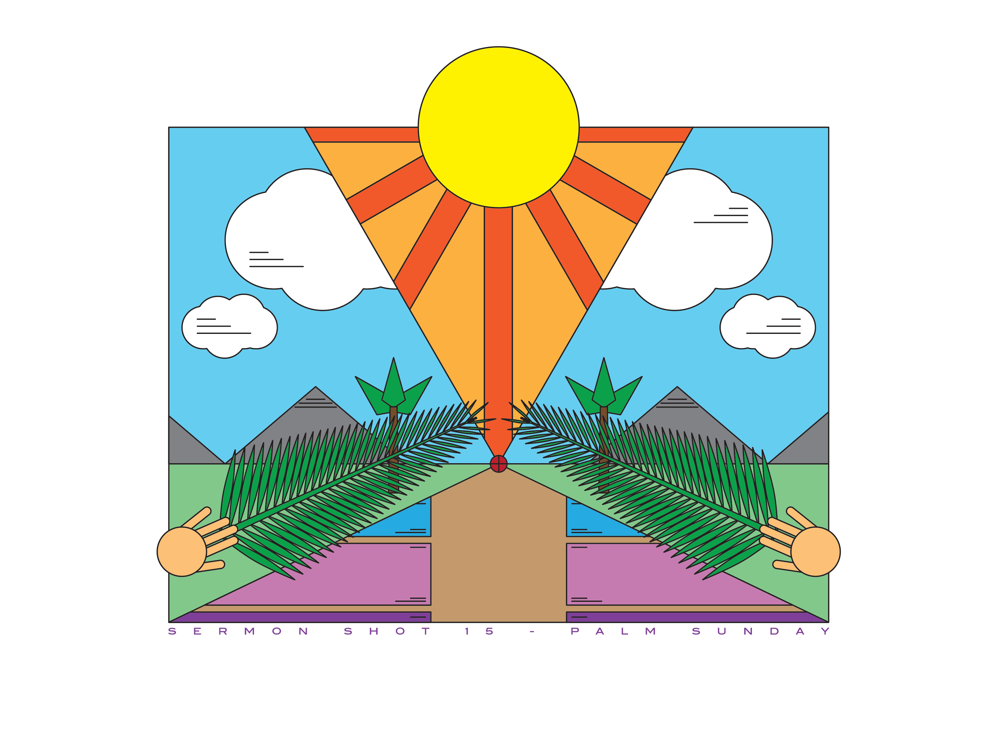 Dribbble - 2019-sermon-shots Palm-sunday 041419 Ver2-01.png By Ryan Mercer