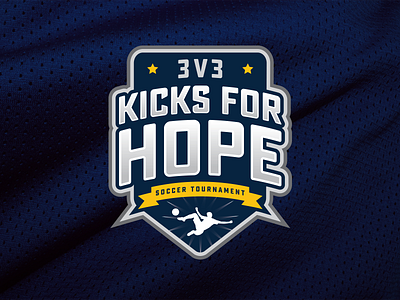 Kicks For Hope Logo charity kicks logo soccer tournament