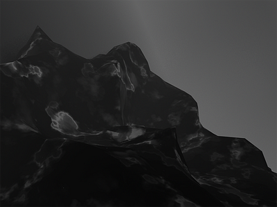 Landscape black c4d digital fog grey landscape material monochrome texture white