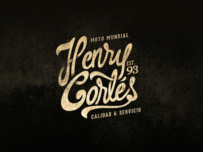 Moto Mundial - Henry Cortés branding branding design design graphic design letter lettering logo logotipo logotype typography vintage