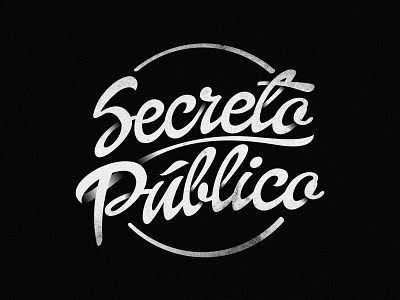 Secreto Público branding design graphic design lettering logo logotipo type typography