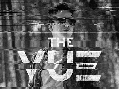 The Vue design graphic design logo logotipo logotype music music album music art typography