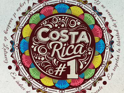 Costa Rica branding design design graphic design illustration lettering logo logotipo poster typography