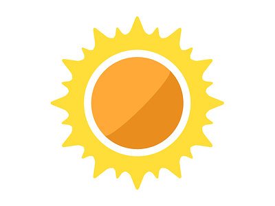 Sun flat illustrator planets sun