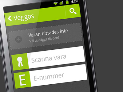 Android UI android app application button ui veggos