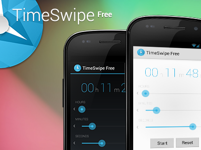 TimeSwipe Free Android app android app clock countdown free google stopwatch timer timeswipe