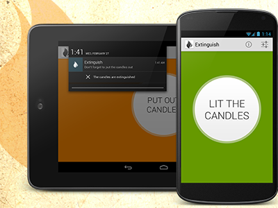 Extinguish Android app android app extinguish nexus notification reminder tablet