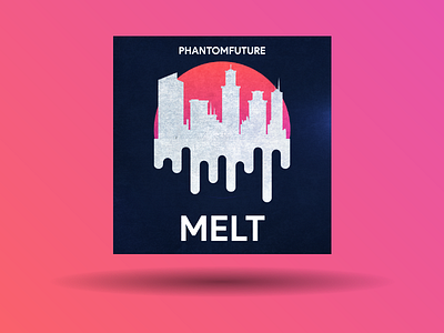 Melt album branding illustration music