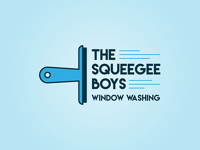 The Squeegee Boys branding identity local logo
