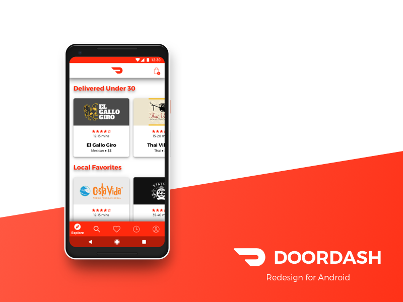 Doordash Redesign By Justin Kwong On Dribbble