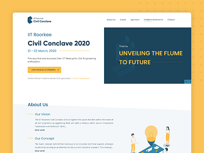 Civil Conclave Website branding design illustration landingpage typography ui uiux ux uxdesign vector webdesign website