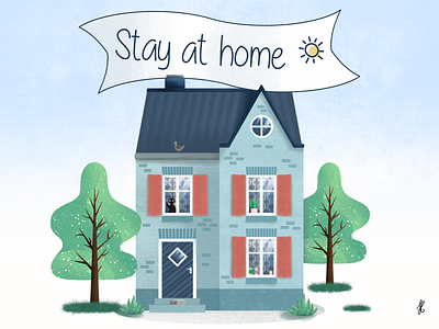 Book cover "Stay at home"