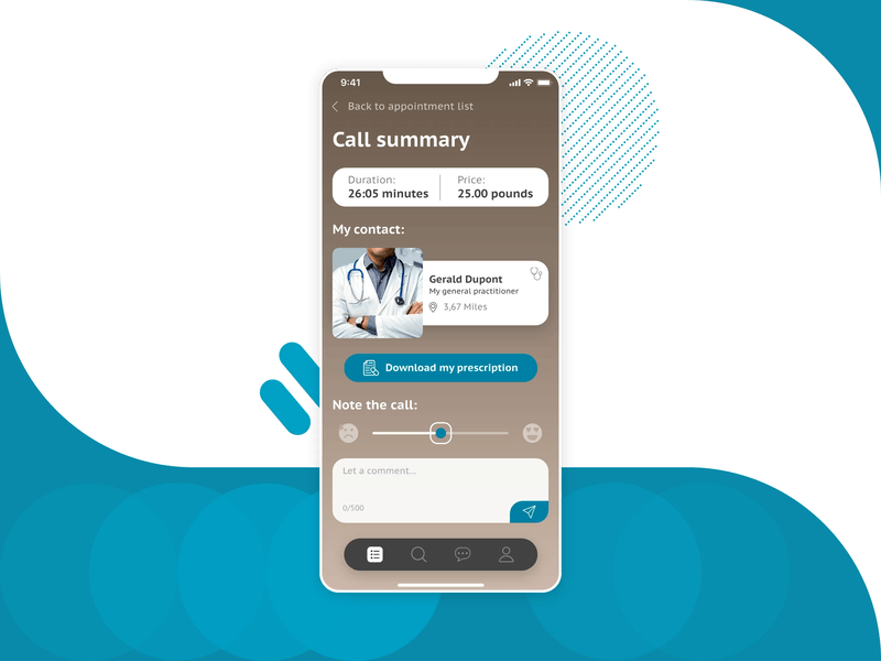 What did you think of your medical E-consultations? 🤧🏅 adobe xd after affects animated gif animation animation app app design application covid 19 interaction design medical app micro animation micro interaction mobile rate rating ui ui design webdesign webdesigner xd animation