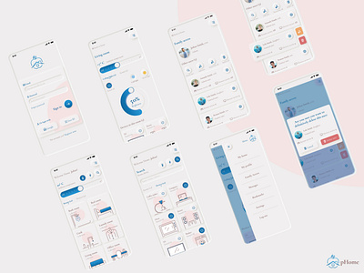 Smart home application in Neumorphism & Xd animation