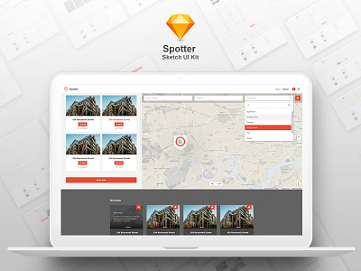 Spotter - Sketch UI Kit