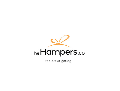The Hampers co brand brand mark branding design gift box icon identity logo minimalist vector