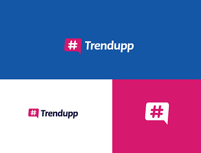 Trendupp brand identity influencer influencer marketing logo logotype socialmedia