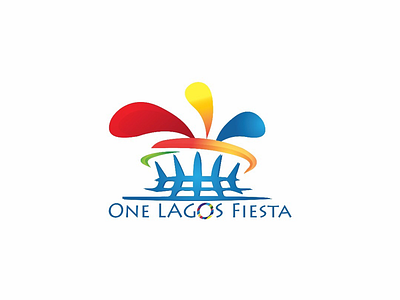 One Lagos fiesta brand mark branding carnival fiesta logo party