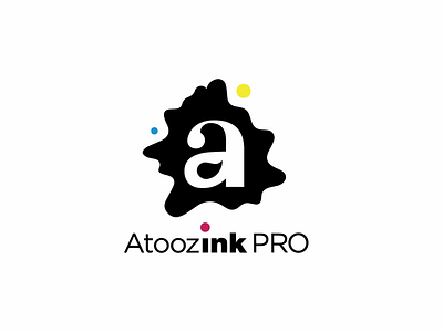 Atoozink Pro black design ink minimalistic print white