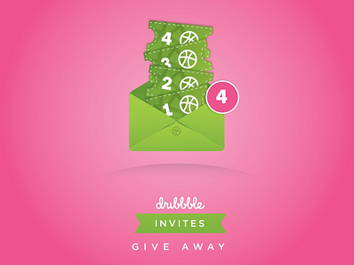 dribble Invite Giveaway giveaway green invites