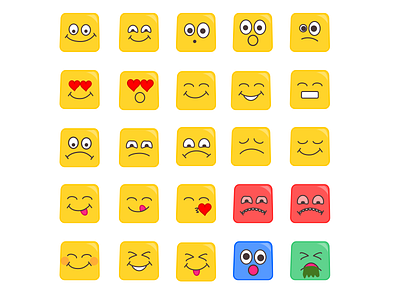 Facemojis design emoji emotions icon illustration inkscape mico sticker telegram vector