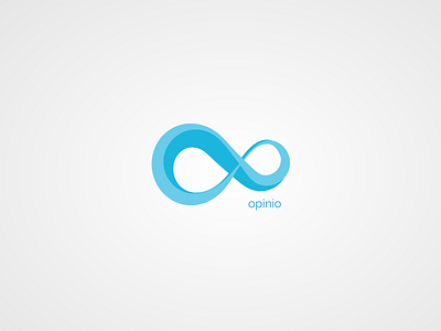 Opinio - Logo Design analysis app branding design illustraton logo minimal mobius sentiment vector web