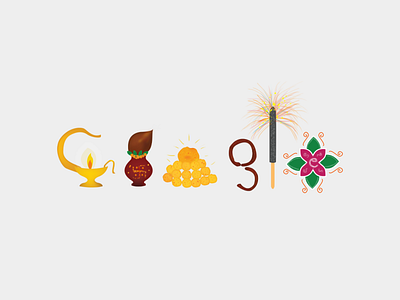 Google Doodle for Tihar