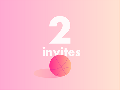 2 Dribbble Invites