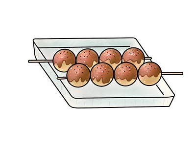 Dango dango design icon illustration japanese food kawaii vector