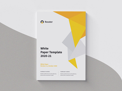 White Paper abstract abstract brochure agency annual report bifold brochure book booklet brochure design brochure template business business brochure company profile corporate corporate brochure multipurpose project