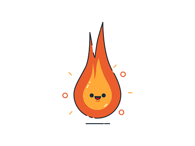 Fire fire icon identity illustration vector