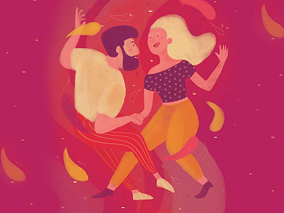 Let's Dance color dance design digital graphic illustration love sulyàp