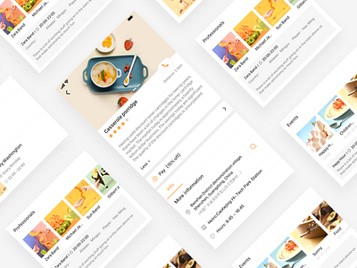 美食类APP界面 ui