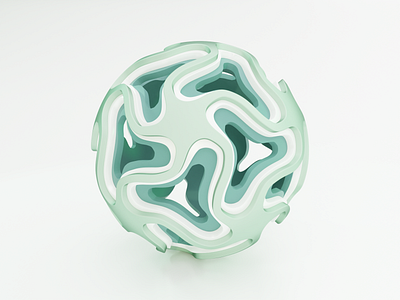 Ball Manifold 3d 3d art 3d design 3d model 3d sphere 3d visuals graphic design